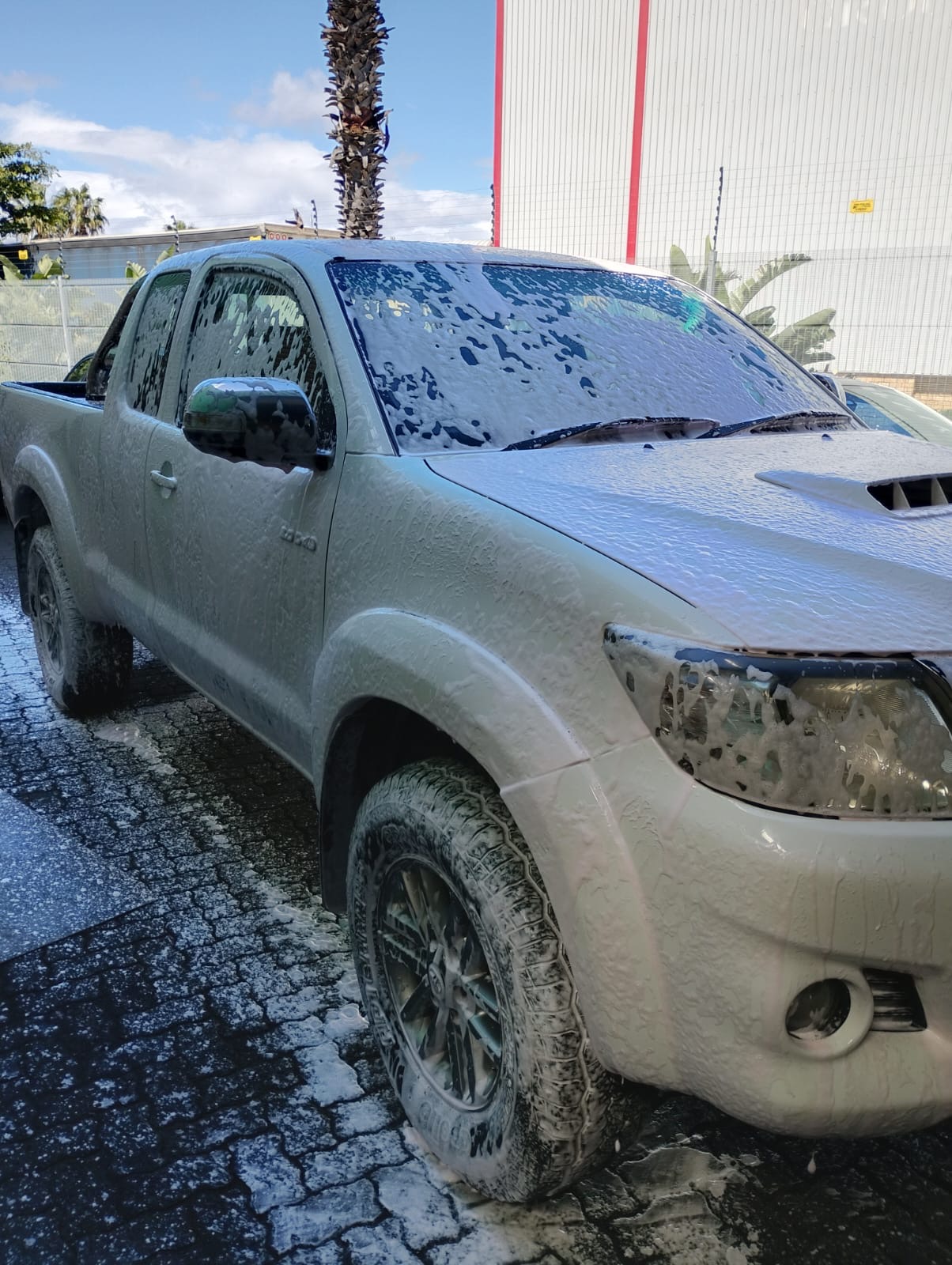 Toyota Hilux at the Bellville workshop